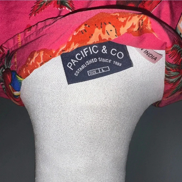 Pacific & Co Hawaiian Button Down Shirt - Size L - Picture 3 of 8